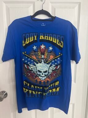 New WWE medium tshirt of Cody Rhodes. Claim your kingdom the American nightmare.